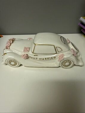Ceramic 'Just Married' Decorative Car - princess house